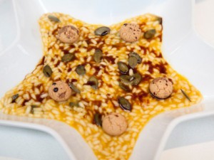 Risotto-zucca-aceto-balsamico-amaretti