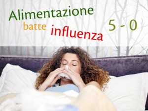 alimentazione contro influenza